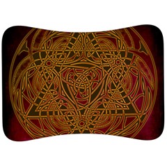 Celtic Spiritual Pattern Art Velour Seat Head Rest Cushion