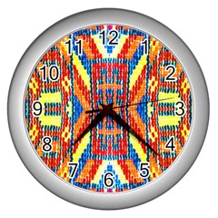 Rp-2-3 Wall Clock (silver) by ArtworkByPatrick