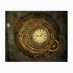 Noble Steampunk Clockwork Small Glasses Cloth (2 Sides) by FantasyWorld7