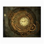 Noble Steampunk Clockwork Small Glasses Cloth (2 Sides) Back