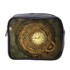 Noble Steampunk Clockwork Mini Toiletries Bag (two Sides) by FantasyWorld7