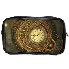 Noble Steampunk Clockwork Toiletries Bag (one Side) by FantasyWorld7