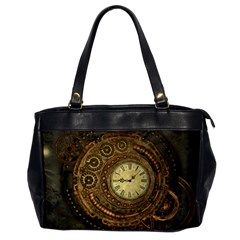 Noble Steampunk Clockwork Oversize Office Handbag by FantasyWorld7