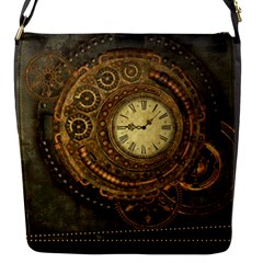 Noble Steampunk Clockwork Flap Closure Messenger Bag (s) by FantasyWorld7