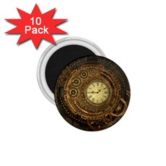 Noble Steampunk Clockwork 1 75  Magnets (10 Pack)  by FantasyWorld7