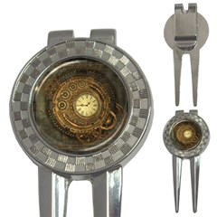 Noble Steampunk Clockwork 3-in-1 Golf Divots by FantasyWorld7