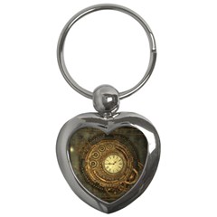 Noble Steampunk Clockwork Key Chain (heart) by FantasyWorld7