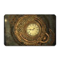 Noble Steampunk Clockwork Magnet (rectangular) by FantasyWorld7