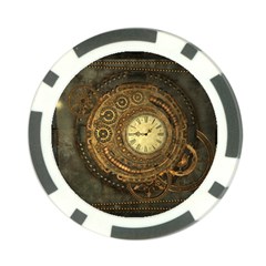 Noble Steampunk Clockwork Poker Chip Card Guard (10 Pack) by FantasyWorld7