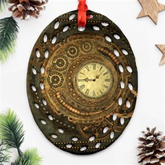 Noble Steampunk Clockwork Ornament (oval Filigree) by FantasyWorld7