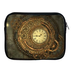 Noble Steampunk Clockwork Apple Ipad 2/3/4 Zipper Cases by FantasyWorld7