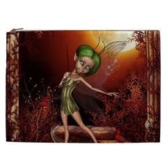 Little Fairy Dancing In The Night Cosmetic Bag (xxl) by FantasyWorld7