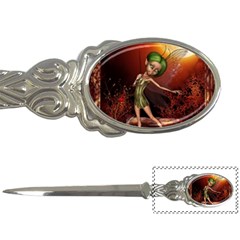 Little Fairy Dancing In The Night Letter Opener by FantasyWorld7