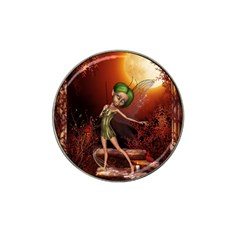 Little Fairy Dancing In The Night Hat Clip Ball Marker by FantasyWorld7