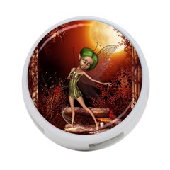 Little Fairy Dancing In The Night 4-port Usb Hub (two Sides) by FantasyWorld7