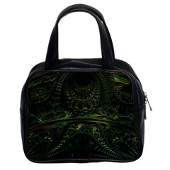 Background Alien Render 3d Fantasy Classic Handbag (two Sides) by Pakrebo