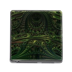 Background Alien Render 3d Fantasy Memory Card Reader (square 5 Slot)