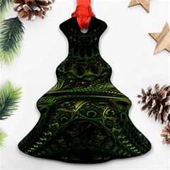 Background Alien Render 3d Fantasy Christmas Tree Ornament (two Sides) by Pakrebo