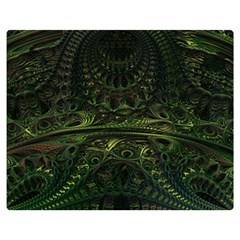 Background Alien Render 3d Fantasy Double Sided Flano Blanket (medium)  by Pakrebo