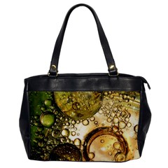 Bubbles Fantasy Green Design Oversize Office Handbag by Pakrebo