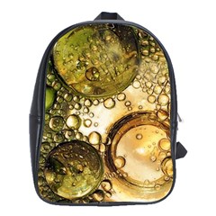 Bubbles Fantasy Green Design School Bag (xl) by Pakrebo