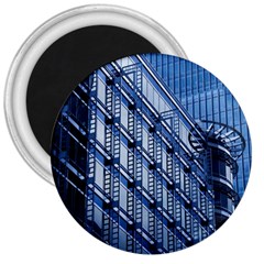 Abstract Architecture Azure 3  Magnets by Pakrebo