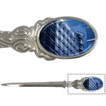 Abstract Architecture Azure Letter Opener Front