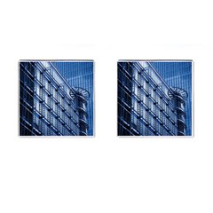 Abstract Architecture Azure Cufflinks (square) by Pakrebo