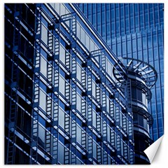 Abstract Architecture Azure Canvas 12  X 12  by Pakrebo