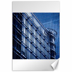 Abstract Architecture Azure Canvas 12  X 18  by Pakrebo