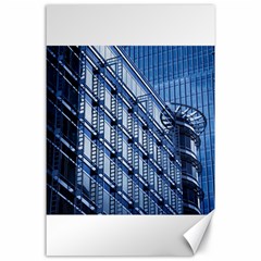 Abstract Architecture Azure Canvas 24  X 36  by Pakrebo