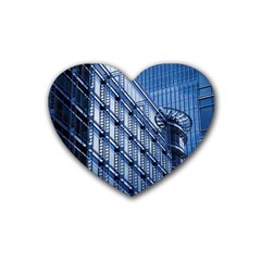 Abstract Architecture Azure Rubber Coaster (heart)  by Pakrebo