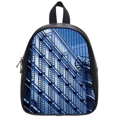 Abstract Architecture Azure School Bag (small) by Pakrebo