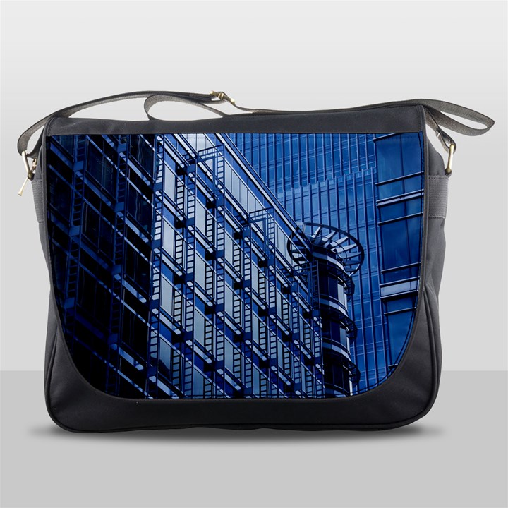 Abstract Architecture Azure Messenger Bag