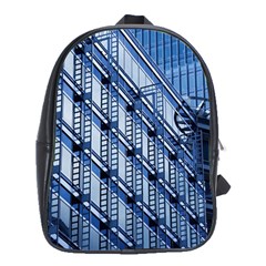 Abstract Architecture Azure School Bag (xl) by Pakrebo