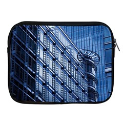 Abstract Architecture Azure Apple Ipad 2/3/4 Zipper Cases by Pakrebo