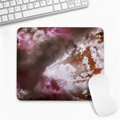 Thunder Thunderstorm Storm Weather Large Mousepads by Pakrebo