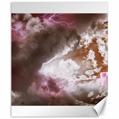 Thunder Thunderstorm Storm Weather Canvas 8  X 10  by Pakrebo