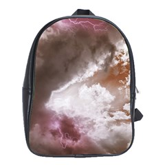 Thunder Thunderstorm Storm Weather School Bag (xl) by Pakrebo