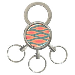 Background Non Seamless Pattern 3-ring Key Chain by Pakrebo