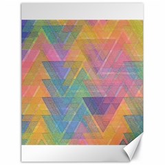 Triangle Pattern Mosaic Shape Canvas 18  X 24 