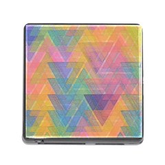 Triangle Pattern Mosaic Shape Memory Card Reader (square 5 Slot)