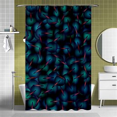 Background Abstract Textile Design Shower Curtain 48  X 72  (small)  by Pakrebo