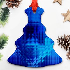 Inary Null One Figure Abstract Christmas Tree Ornament (two Sides) by Pakrebo