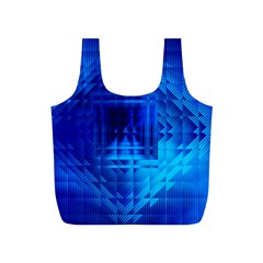 Inary Null One Figure Abstract Full Print Recycle Bag (s) by Pakrebo