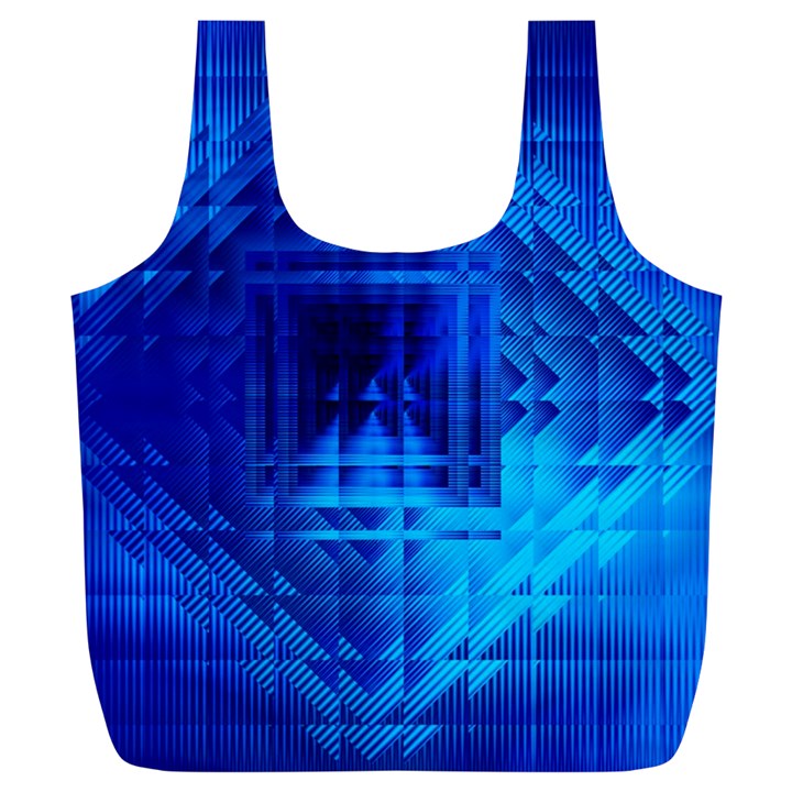 Inary Null One Figure Abstract Full Print Recycle Bag (XL)