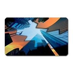 London Skyscraper Lighting Contrast Magnet (rectangular) by Pakrebo