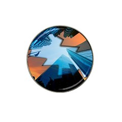 London Skyscraper Lighting Contrast Hat Clip Ball Marker (10 Pack) by Pakrebo