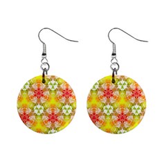 Background Abstract Pattern Texture Mini Button Earrings by Pakrebo