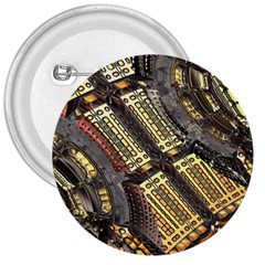 Render 3d Fractal Design Metal 3  Buttons by Pakrebo